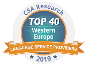 badge Western Europe top 40 2019